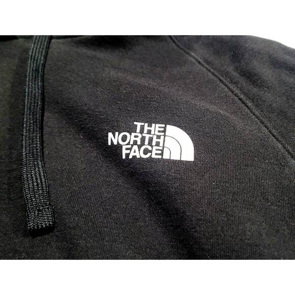 The North Face Tekno Logo Pullover Hoodie Woman's M Black Sweater NWOT - Picture 7 of 10